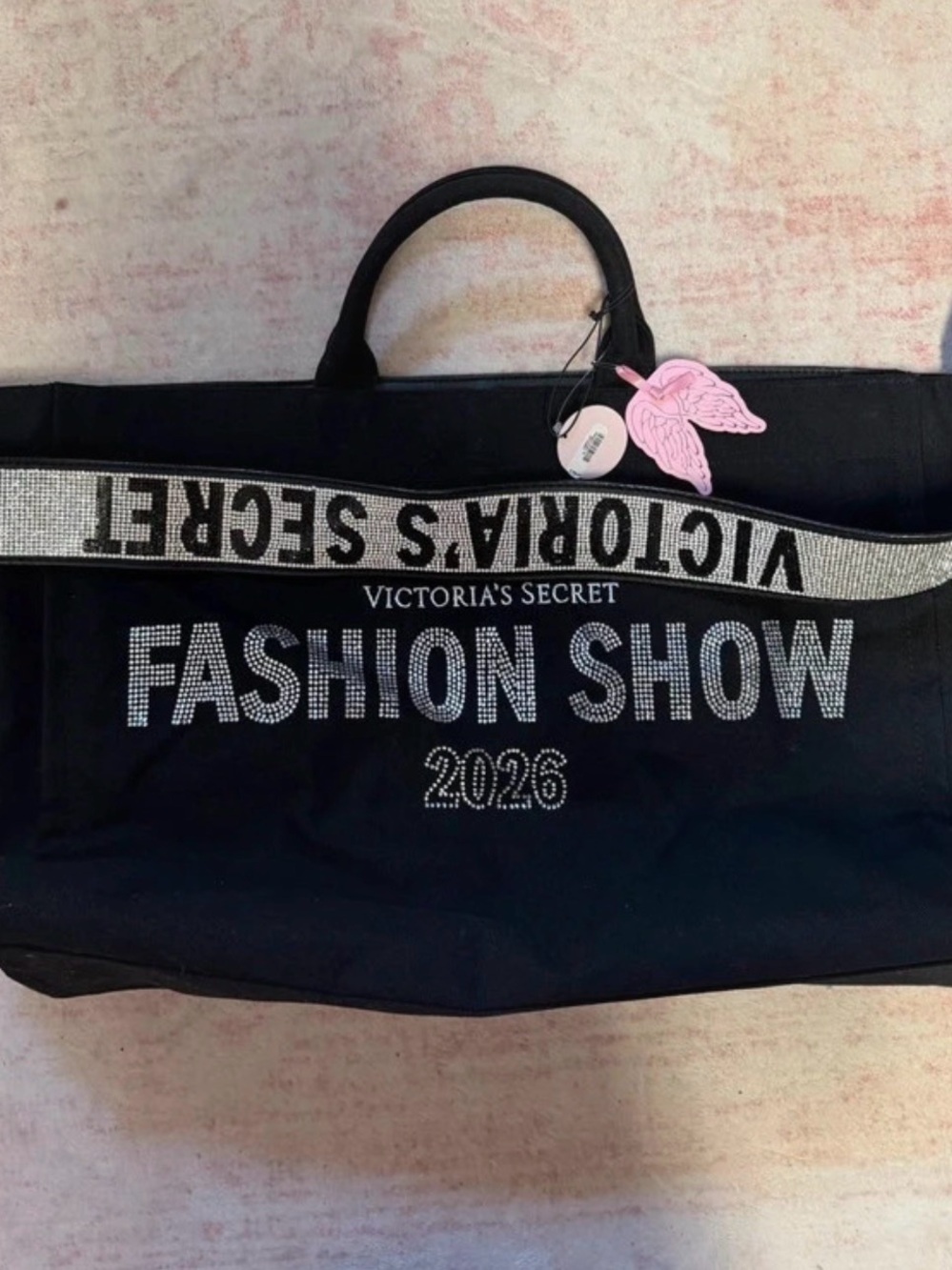 Limited Edition Victoria's Secret Black 'Fashion Show 2026' Tote Bag